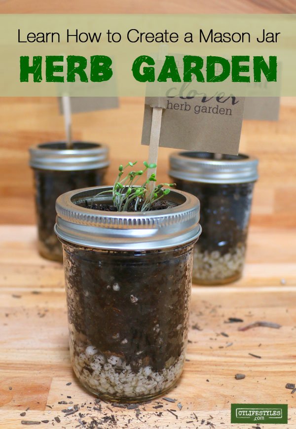 Create a Mason Jar Herb Garden