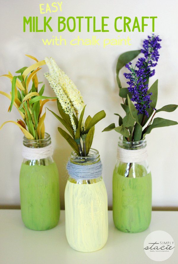 Easy Milk Bottle Craft