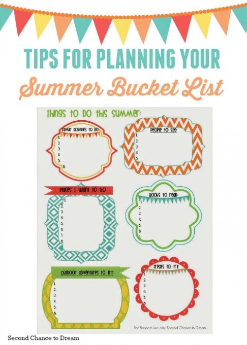 Second Chance to Dream: Tips for Planning your summer bucket list