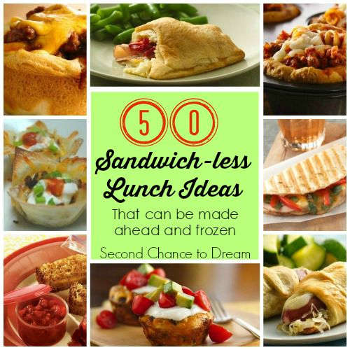 50 Sandwich-less Lunch Ideas