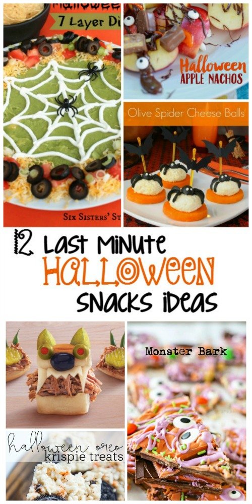 Second Chance to Dream: 12 Last Minute Halloween Snack Ideas