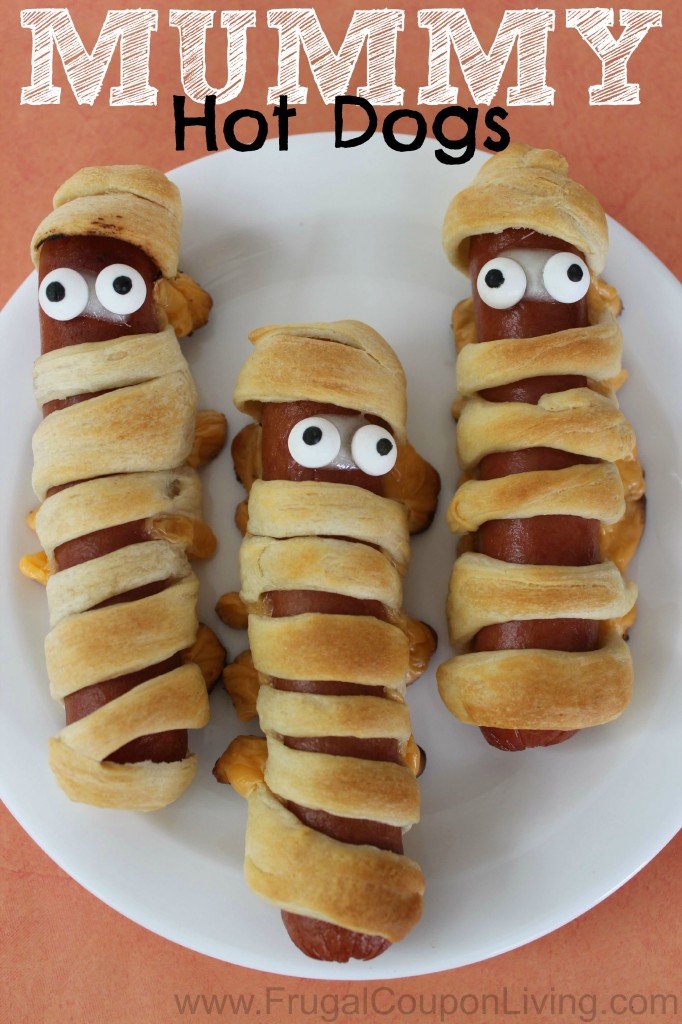 Mummy-hot-dogs-recipe-halloween-frugal-coupon-living