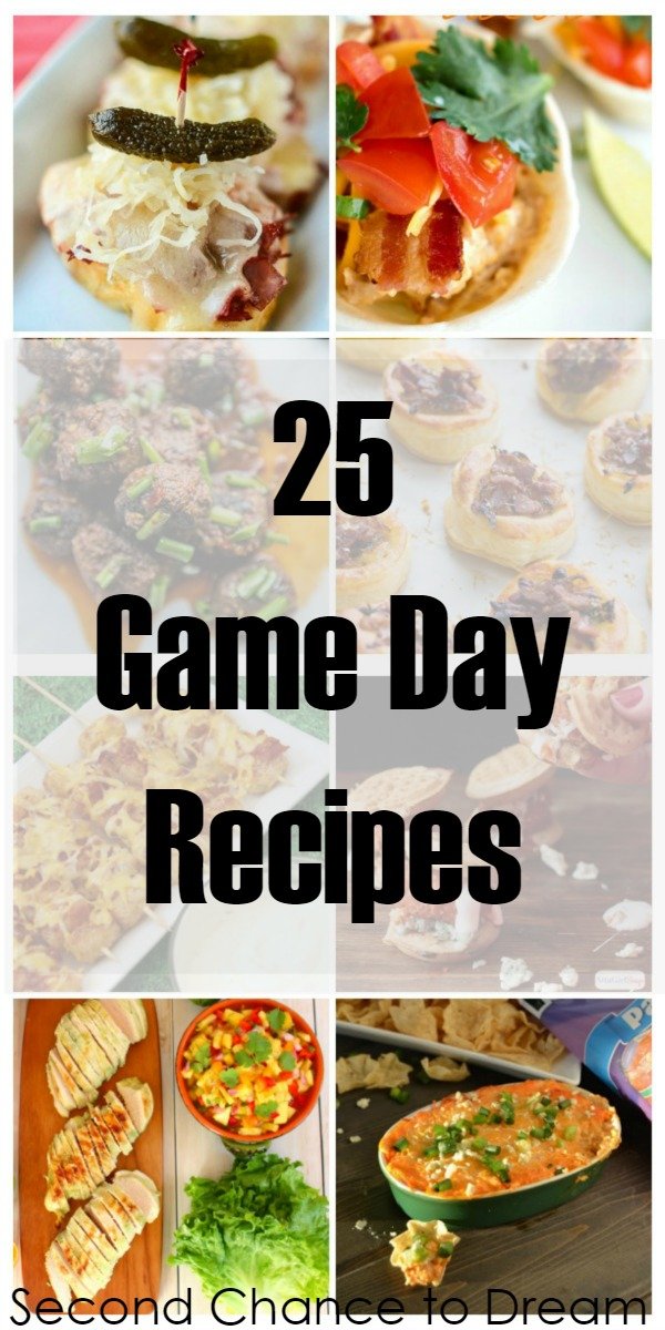 Second Chance to Dream: 25 Game Day Recipes #superbowl #gameday