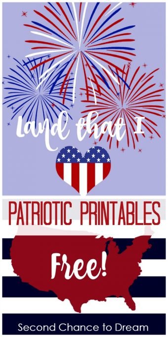 Second Chance to Dream Patriotic Printables