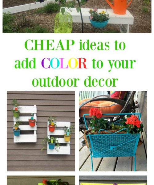 Second Chance to Dream: Cheap ideas to color to your outdoor decor
