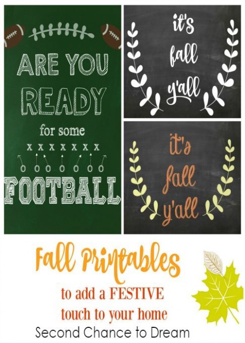 Second Chance to Dream: Fall Printables