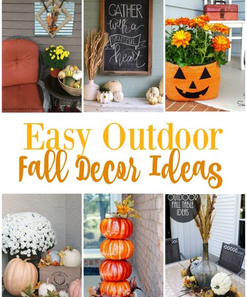 Second Chance to Dream: Easy Outdoor Fall Decor Ideas