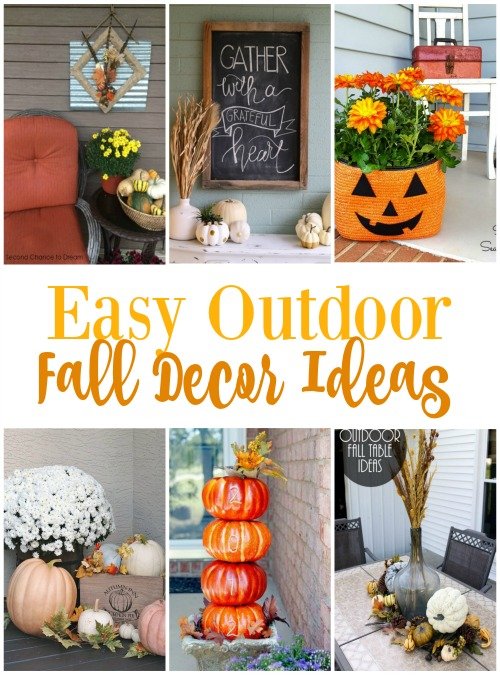 Second Chance to Dream: Easy Outdoor Fall Decor Ideas