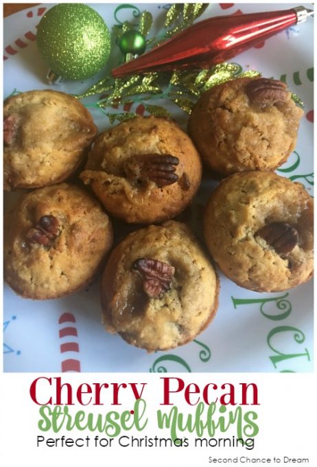 Second Chance to Dream: Cherry Pecan Streusel Muffins Grape Nuts® recipes Perfect for Christmas morning