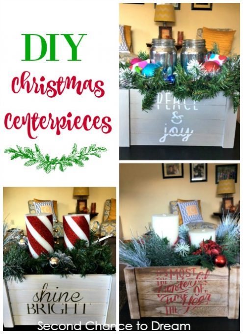 Second Chance to Dream: DIY Christmas Centerpieces Take a box from TJ Maxx and turn it into a festive Christmas Centerpiece
