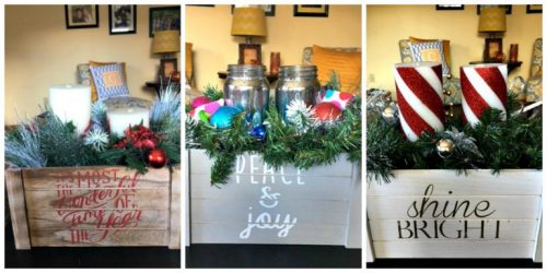 Second Chance to Dream: DIY Christmas Centerpieces Take a box from TJ Maxx and turn it into a festive Christmas Centerpiece