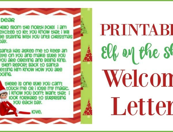 Second Chance to Dream: Elf on the Shelf Welcome Letter #ElfontheShelf
