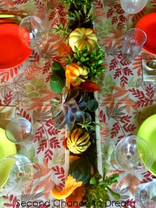 Second Chance to Dream: Living Thanksgiving Centerpiece #Thanksgiving #DIYCenterpiece
