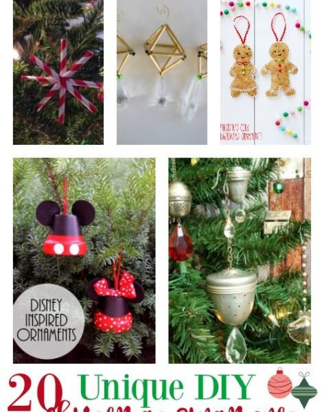 Second Chance to Dream; 20 Unique DIY Christmas Ornaments