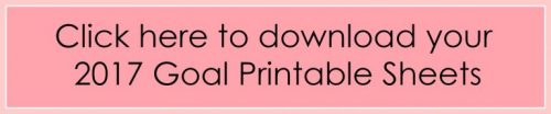 Second Chance to Dream: Free Printable 2017 Goals Printable #goals #2017 #success
