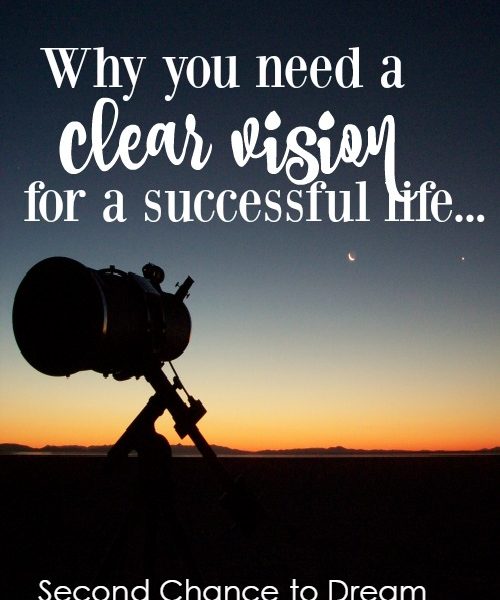 Second Chance to Dream: Why you need a clear vision for a successful life... #lifelesson #vision