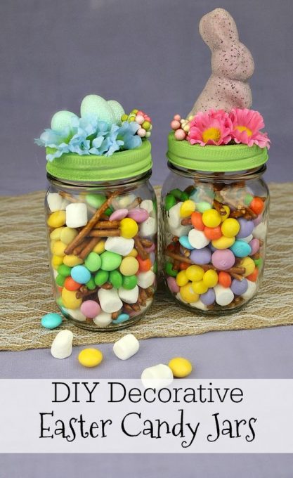 DIY Decorative Easter Candy Jars - MommaDJane: 