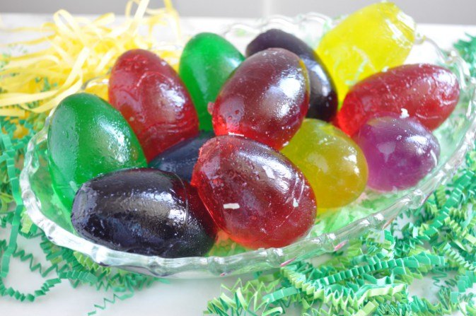 Jell-O Easter Eggs Fun Kids Easter Dinner. Jell-O Easter Eggs are a fun food for kids to make and eat. Grab as many different colors as you can find and experiment with your little ones this Easter. 