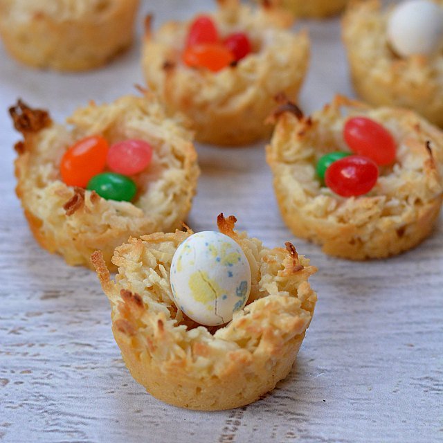 Coconut Easter Nest Cookies