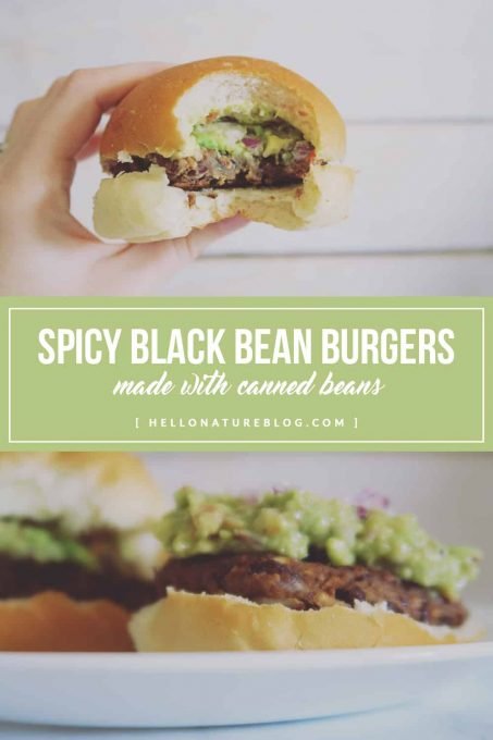 Add a little bit of zest to your life with this spicy black bean burger recipe. Made with canned beans and simple pantry ingredients!