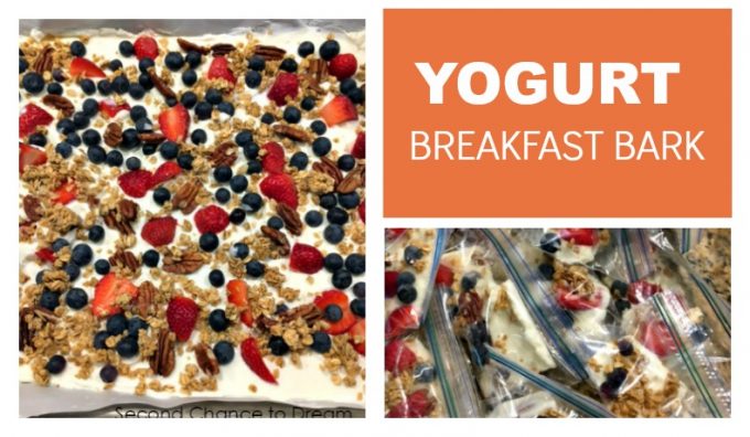Second Chance To Dream - Grab & Go Yogurt Breakfast Bark