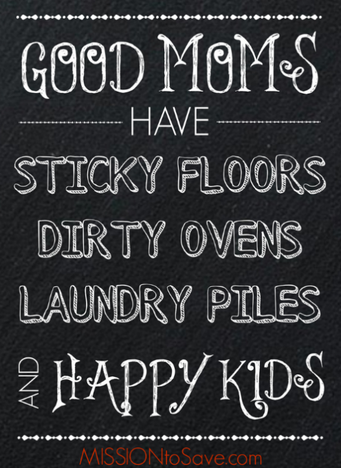 Good Moms Have Chalkboard Art Printable. Print this encouragement for Free!