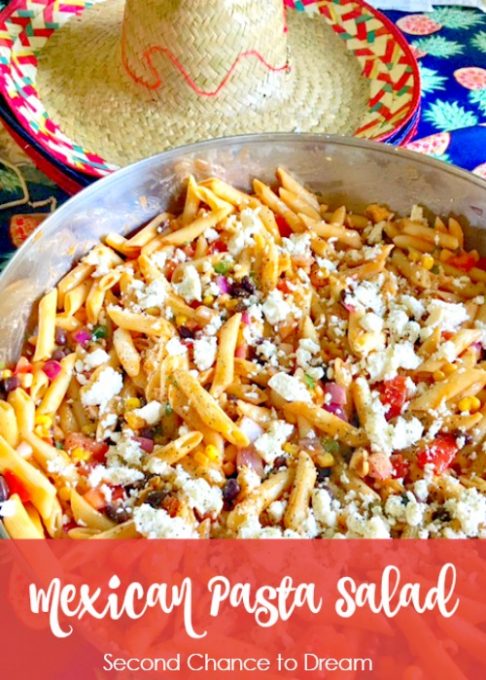 Second Chance to Dream: Mexican Pasta Salad #salads #recipe The perfect summer picnic salad