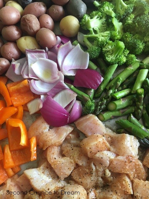 Second Chance to Dream: Quick & Easy Chicken Sheet Pan Dinner #chicken #sheetpandinner #quick #easy