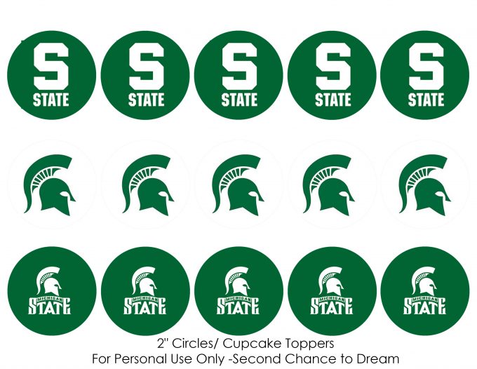 Barb Camp - U of M/ MSU Party Printables