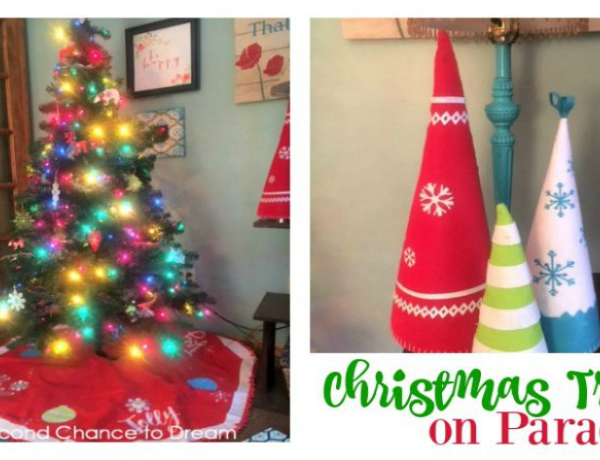 Second Chance to Dream: Christmas Trees on Parade #Christmastrees #Christmas #OrientalTrading