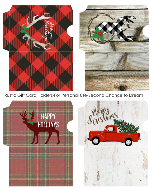 Second Chance to Dream: FREE Rustic Christmas Printables #rustic #rusticdecor #christmas #free #Printables