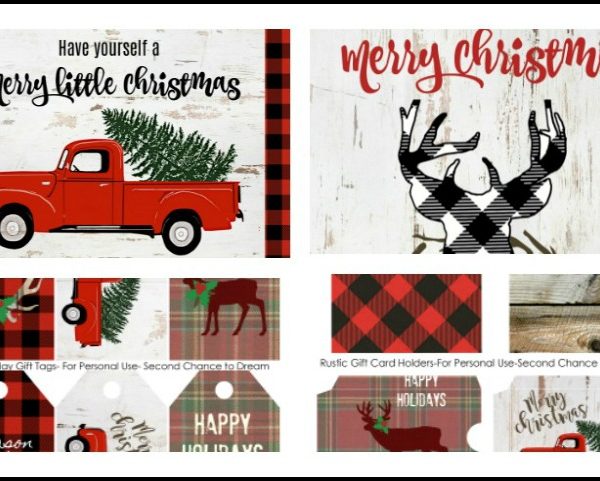 Second Chance to Dream: FREE Rustic Christmas Printables #rustic #rusticdecor #christmas #free #Printables #farmhouse