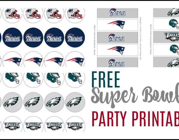 Second Chance to Dream: Super Bowl 52 Party Printables #superbowl52 #gameday #freeprintables