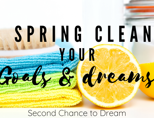 Second Chance to Dream: Spring Clean your Goals & Dreams #goals #dreams #springclean