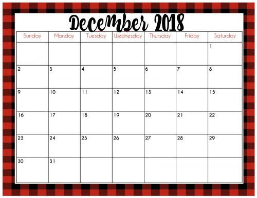 Second Chance to Dream: Free 2018 Buffalo Check Christmas Planner #buffalocheck #christmas #planner