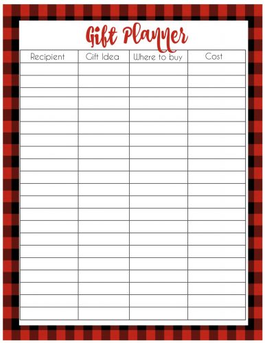 Second Chance to Dream: Free 2018 Buffalo Check Christmas Planner #buffalocheck #christmas #planner