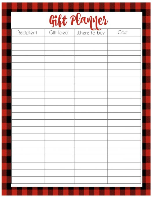 Second Chance to Dream: Free 2021 Buffalo Check Christmas Planner #buffalocheck #christmas #planner