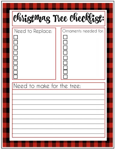 Second Chance to Dream: Free 2018 Buffalo Check Christmas Planner #buffalocheck #christmas #planner