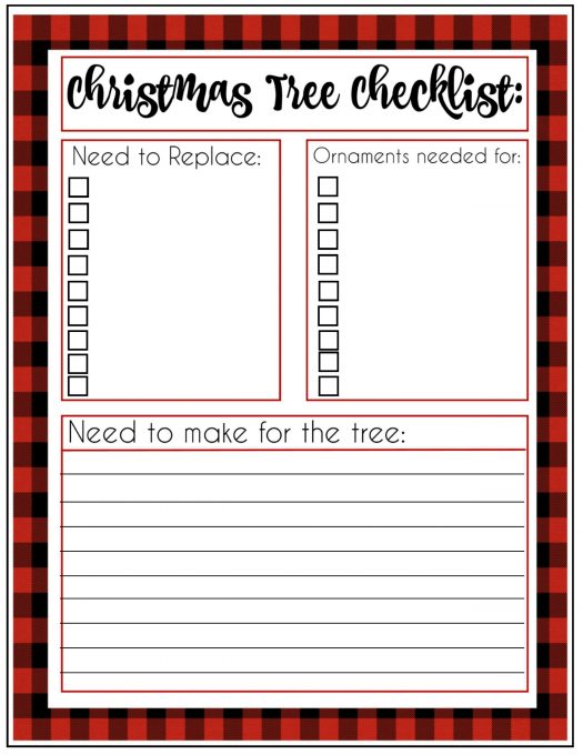 Second Chance to Dream: Free 2021 Buffalo Check Christmas Planner #buffalocheck #christmas #planner