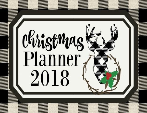 Second Chance to Dream: Free 2018 Buffalo Check Christmas Planner #buffalocheck #christmas #planner