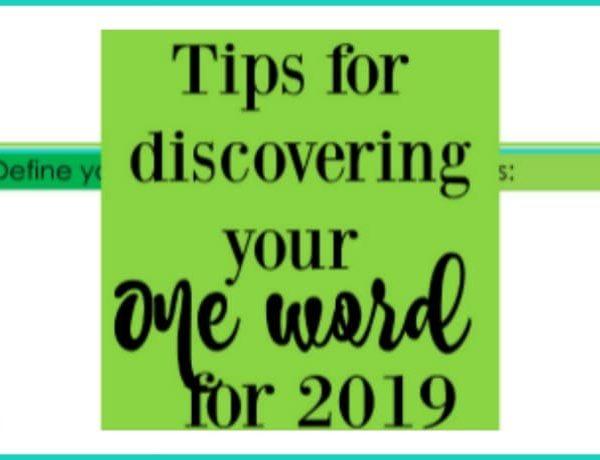 Second Chance to Dream: My One Word for 2019 #oneword2019 #oneoword #2019