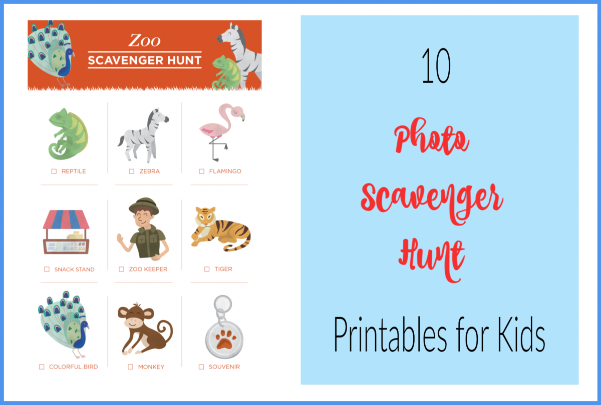 Second Chance to Dream: 10 Photo Scavenger Hunt Printables for kids