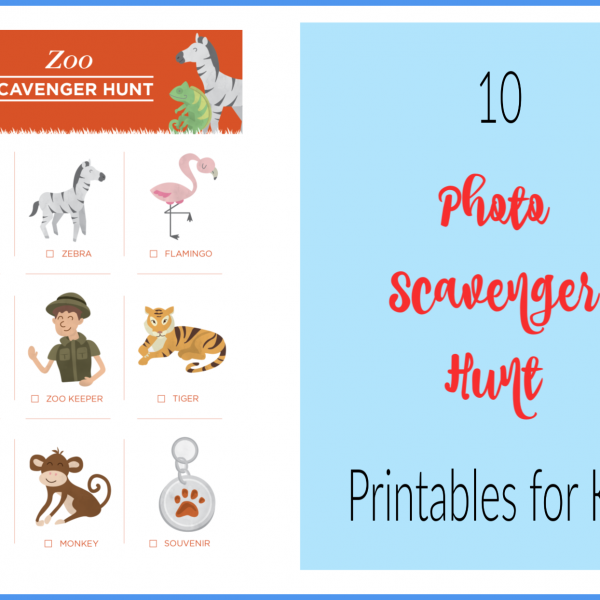 Second Chance to Dream: 10 Photo Scavenger Hunt Printables for kids