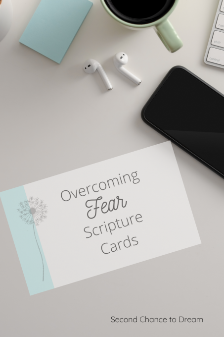 Second Chance to Dream: Overcoming Fear Scripture Cards #overcomingfear #peace