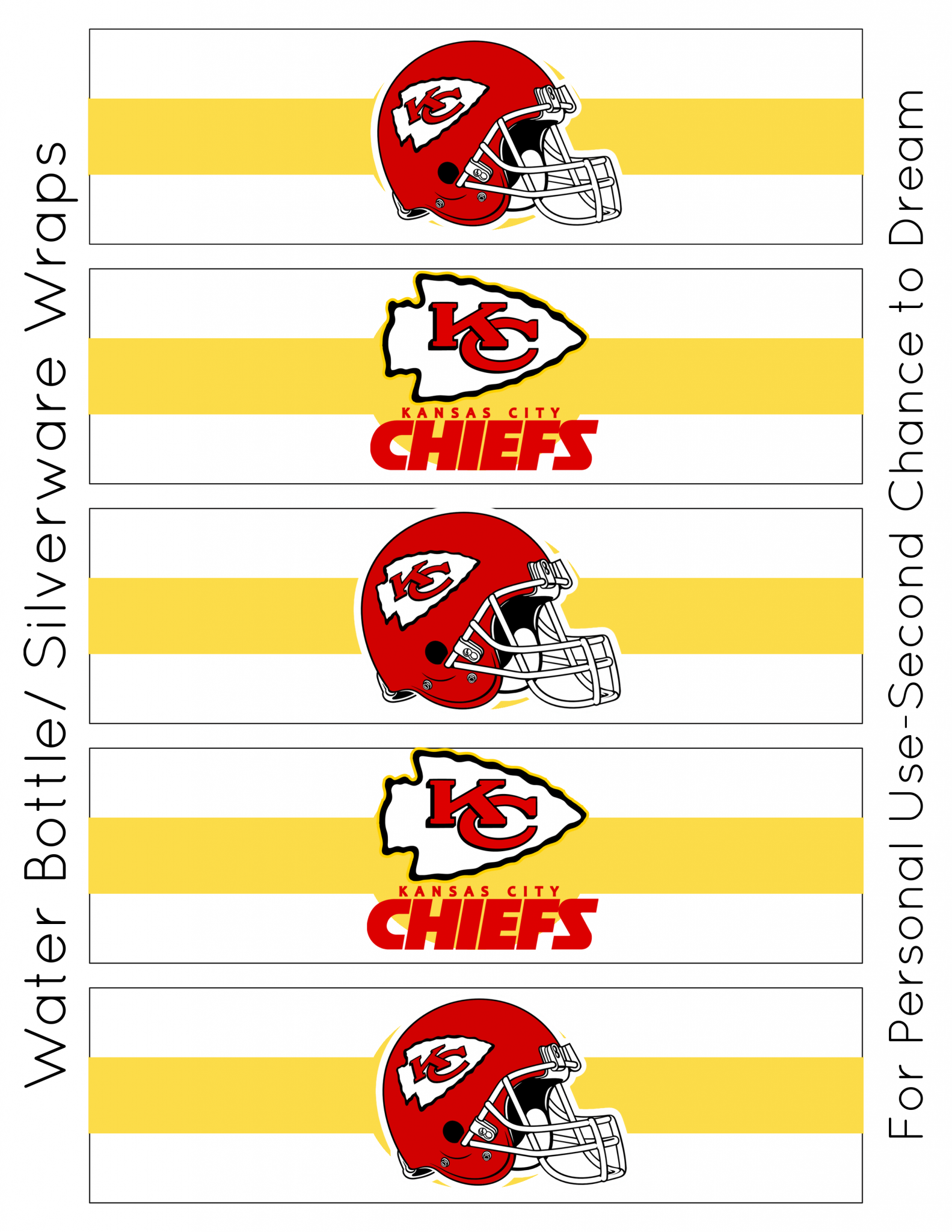 Second Chance To Dream - Super Bowl 55 Party Printables