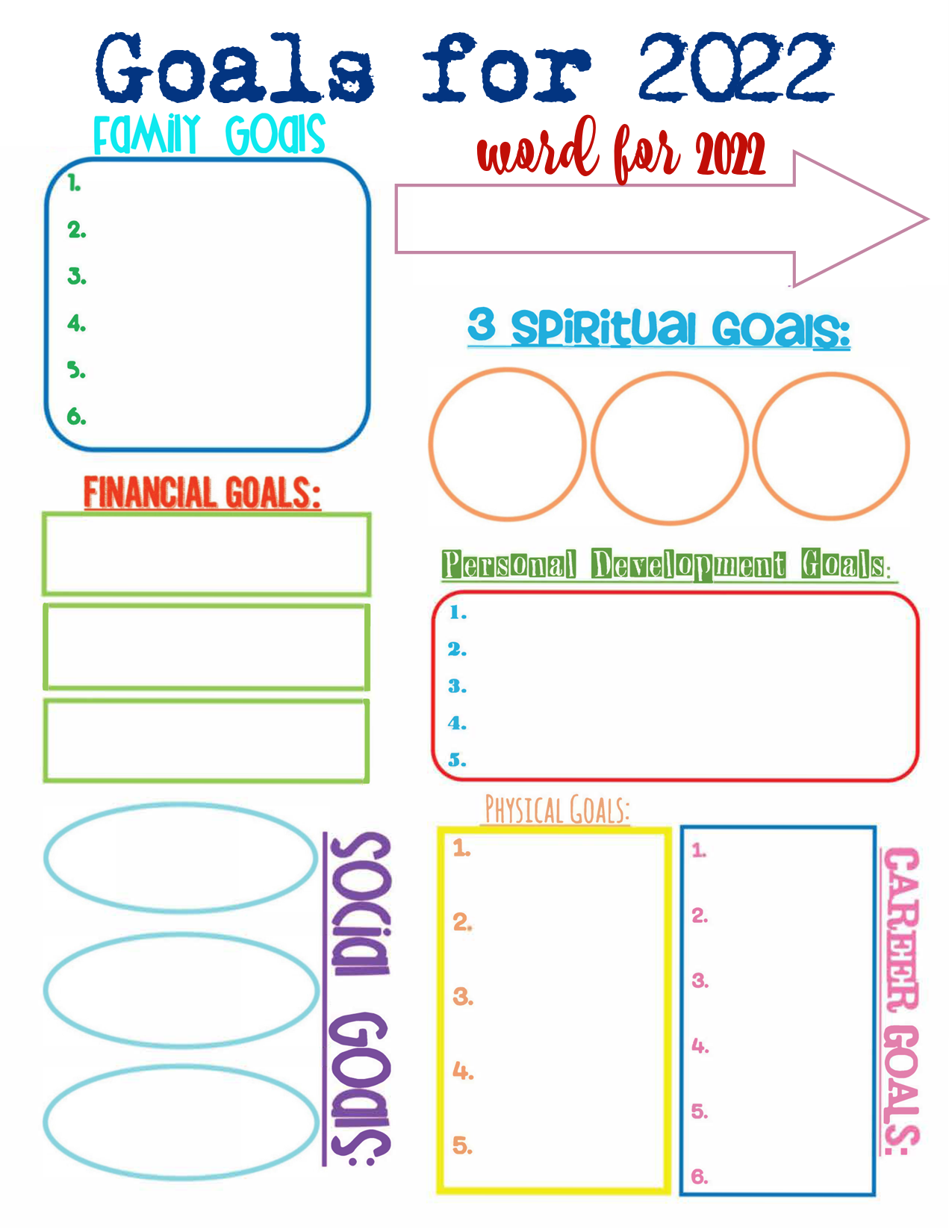 Barb Camp - Vision Board Worksheet to help you define your dreams